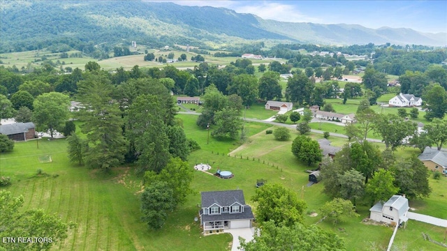 226 Hilldale Ln, Lafollette, TN 37766 - aerial view of sparsely populated area featuring a mountainous background