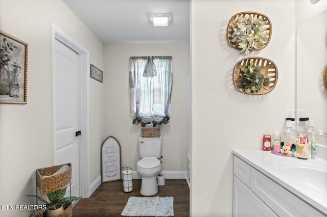 226 Hilldale Ln, Lafollette, TN 37766 - bathroom featuring vanity and wood finished floors