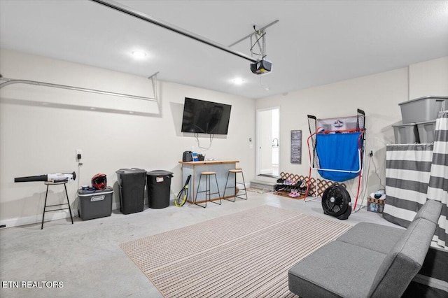 226 Hilldale Ln, Lafollette, TN 37766 - garage with a garage door opener and recessed lighting