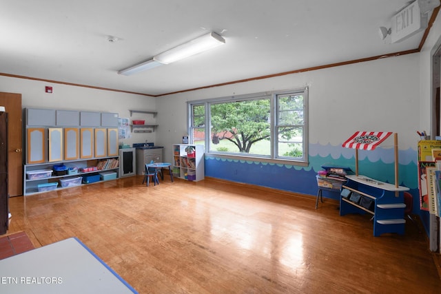 1415 Ebenezer Rd, Knoxville, TN 37922 - misc room featuring wood finished floors and crown molding