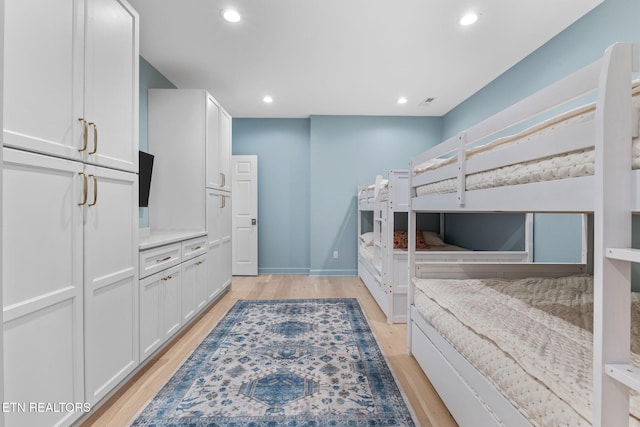 200 Stony Rock Ln, Jacksboro, TN 37757 - bedroom featuring light wood-style flooring and recessed lighting
