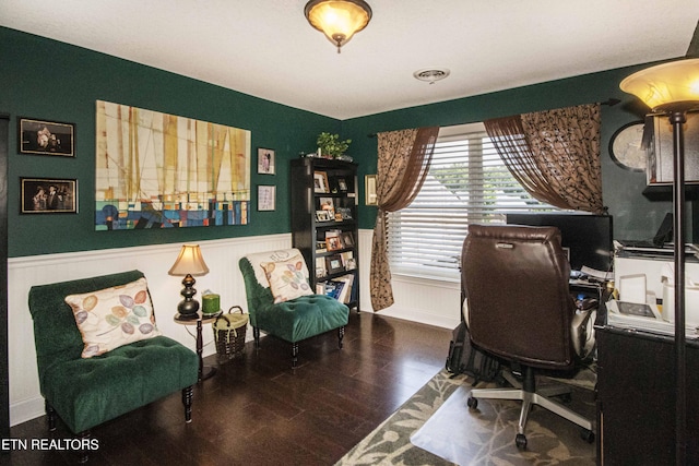 8507 Cloudbreak Ln Unit 4, Knoxville, TN 37938 - office space featuring wainscoting and wood finished floors