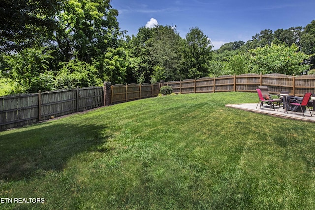 8507 Cloudbreak Ln Unit 4, Knoxville, TN 37938 - fenced backyard with a patio area