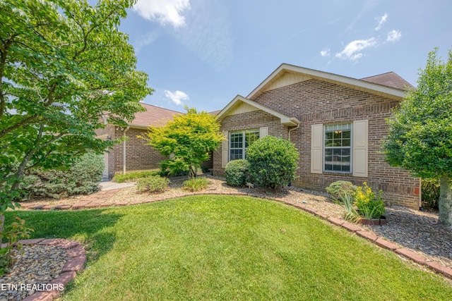 2294 Willingham Ln, Maryville, TN 37803 - view of front of house featuring brick siding and a front lawn