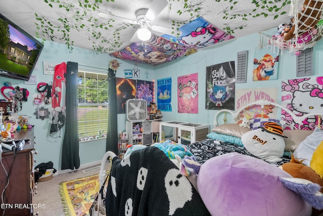 1717 Meadow Ridge Cir, Sevierville, TN 37862 - carpeted bedroom featuring ceiling fan and baseboards
