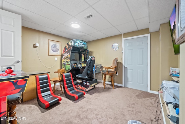 1717 Meadow Ridge Cir, Sevierville, TN 37862 - playroom with carpet flooring and a paneled ceiling