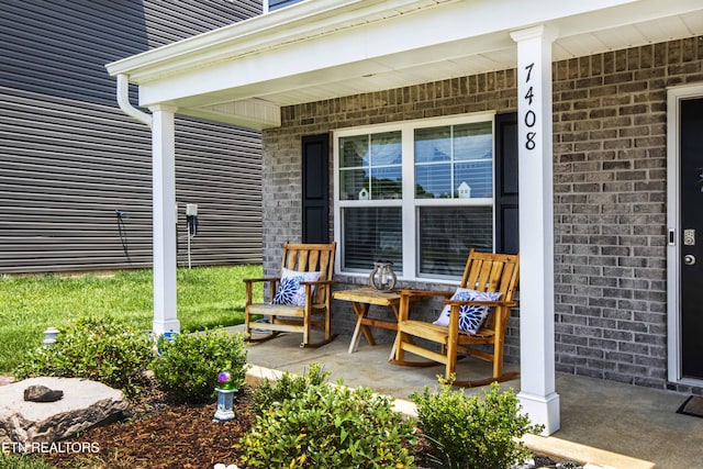 7408 Game Bird St, Corryton, TN 37721 - view of covered porch