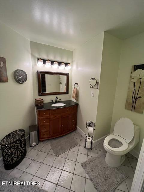 262 Mountain View Dr, Rutledge, TN 37861 - half bath with tile patterned floors and vanity