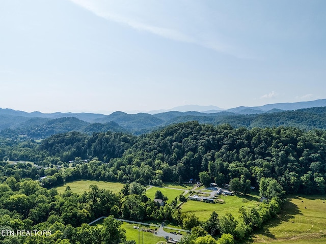 2028 Piney Overlook Ln, Sevierville, TN 37862 - drone / aerial view of a mountainous background and a forest