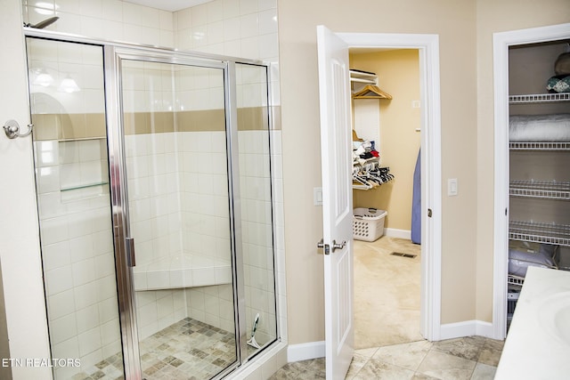 520 Wimberly Rd, Crossville, TN 38558 - full bath with a shower stall, a spacious closet, and vanity