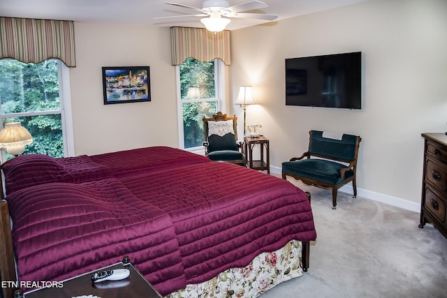520 Wimberly Rd, Crossville, TN 38558 - carpeted bedroom featuring baseboards and a ceiling fan