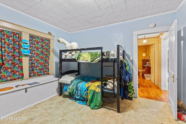 313 Locust St, Englewood, TN 37329 - bedroom with crown molding and tile patterned floors