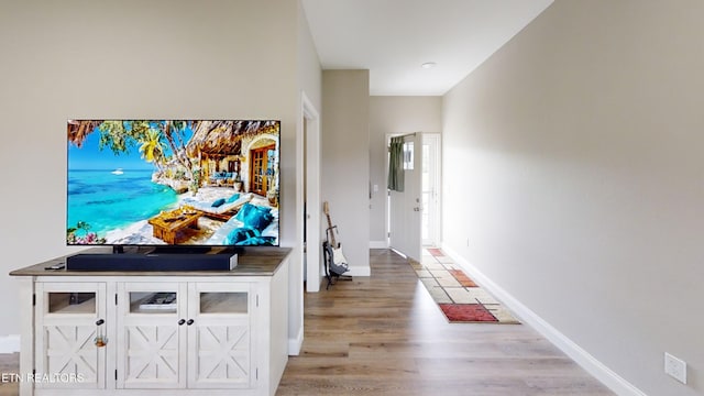 101 Maca Ridge Cir, Clarkrange, TN 38553 - foyer with wood finished floors and baseboards