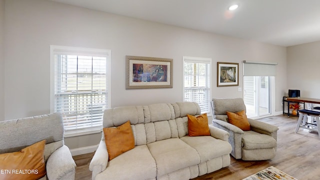 101 Maca Ridge Cir, Clarkrange, TN 38553 - living room with healthy amount of natural light and wood finished floors
