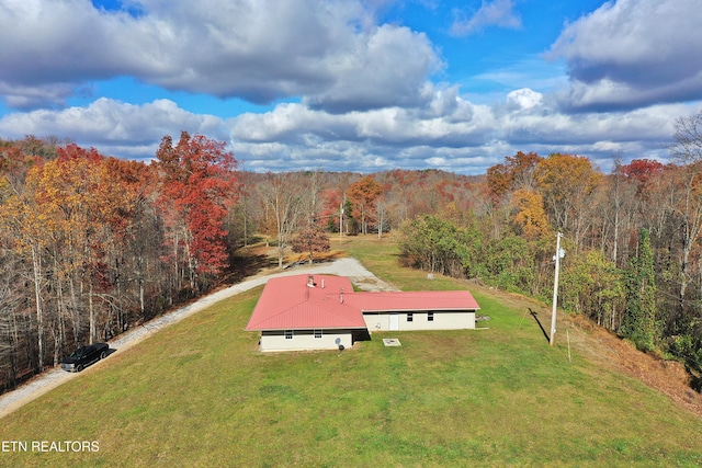 22453 Alberta St, Oneida, TN 37841 - view from above of property with a forest