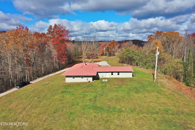 22453 Alberta St, Oneida, TN 37841 - aerial view of property and surrounding area with a forest