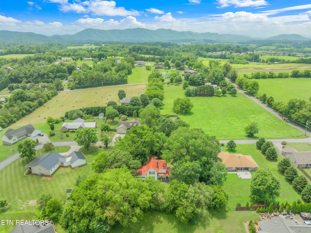 2115 Aaron Ct, Sevierville, TN 37876 - overview of rural landscape with a mountain backdrop