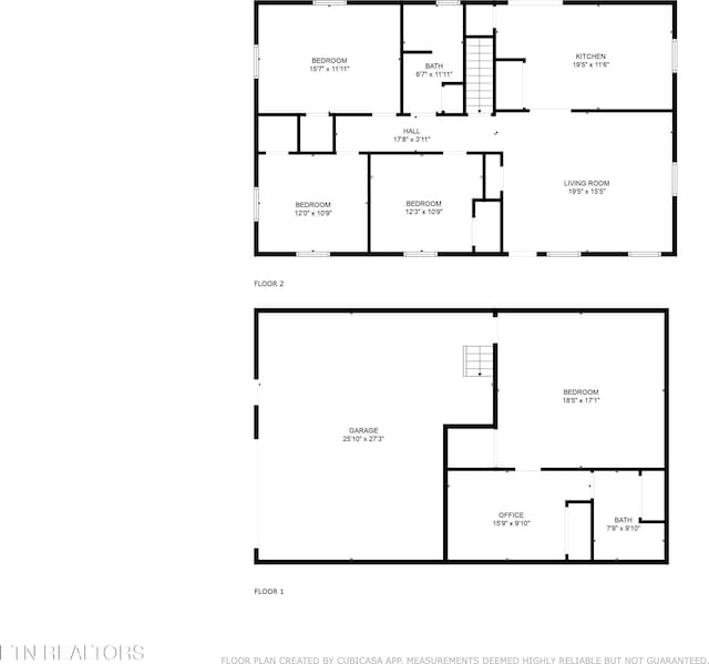 1371 Elijah Martin Rd, Whitesburg, TN 37891 - view of floor plan / room layout