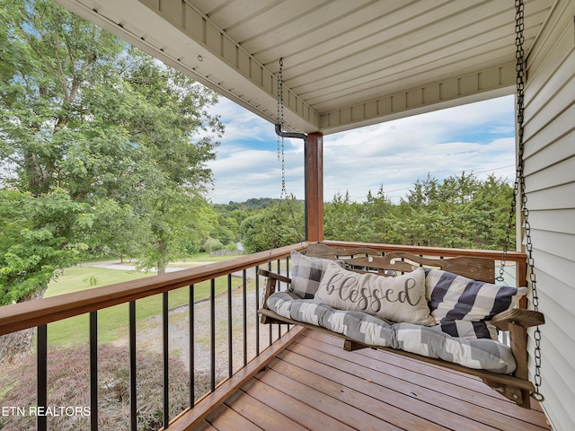 1371 Elijah Martin Rd, Whitesburg, TN 37891 - view of wooden deck