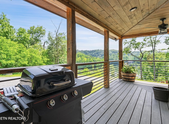 1023 Timberlake Cir, Sevierville, TN 37876 - deck with area for grilling