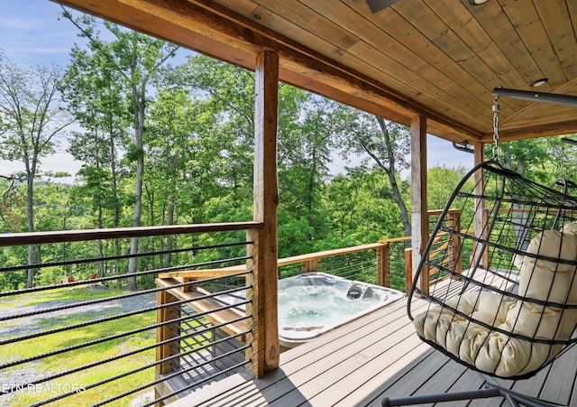 1023 Timberlake Cir, Sevierville, TN 37876 - view of wooden terrace