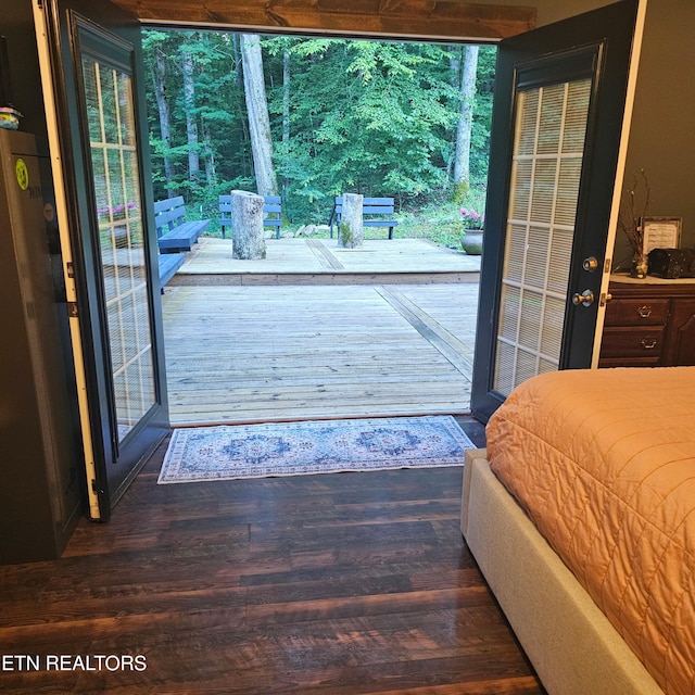 1100 Mill Branch Rd, Huntsville, TN 37756 - bedroom with wood finished floors