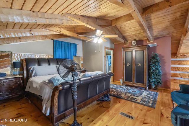 721 Leisure Way, Newport, TN 37821 - bedroom with wood ceiling and wood-type flooring