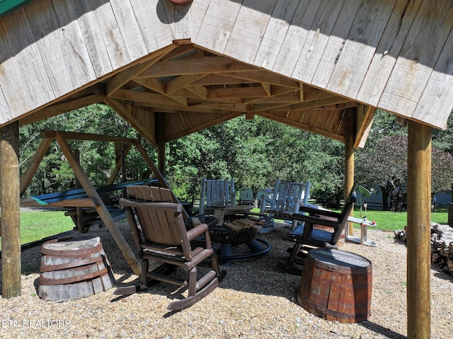 721 Leisure Way, Newport, TN 37821 - view of patio / terrace featuring a gazebo