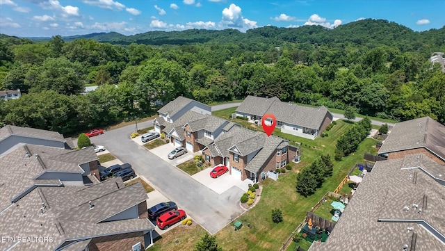 3701 Eliza Pointe Way, Knoxville, TN 37921 - aerial view of residential area with a forest