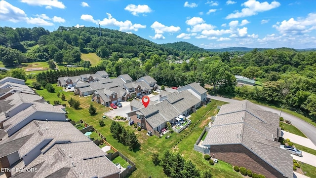 3701 Eliza Pointe Way, Knoxville, TN 37921 - aerial perspective of suburban area with a forest