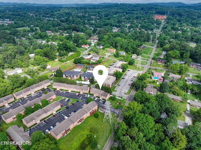 1709 Maple View Way Unit 4A, Knoxville, TN 37918 - aerial view of a heavily wooded area