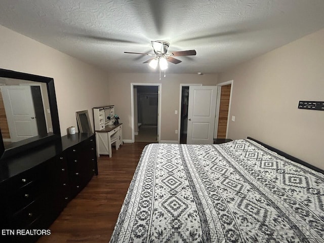 935 Pinetree Rd, Jamestown, TN 38556 - bedroom featuring dark wood-style floors and ceiling fan
