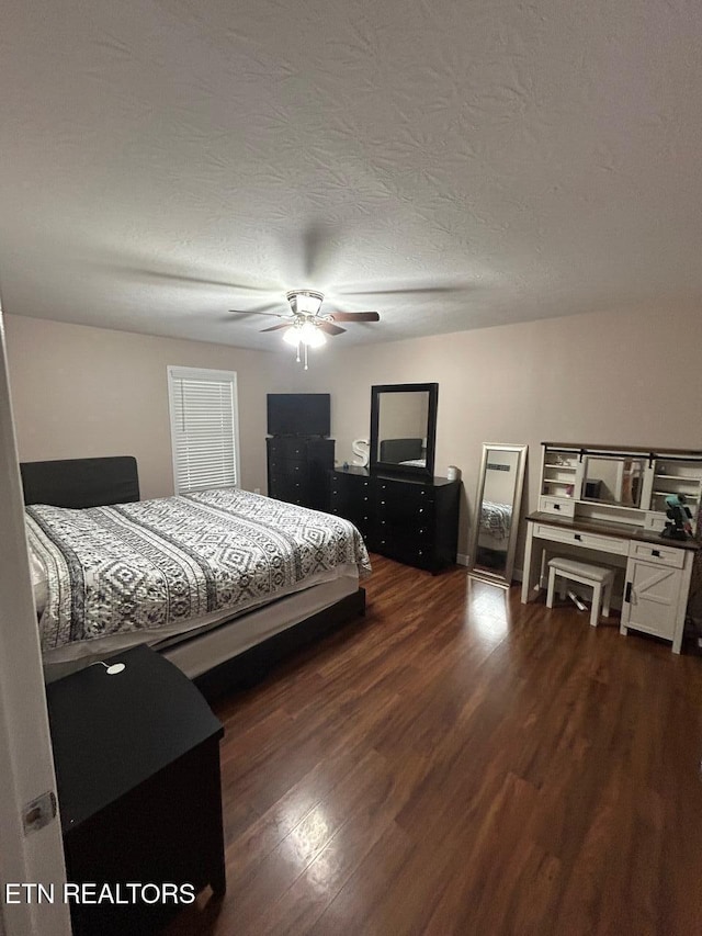 935 Pinetree Rd, Jamestown, TN 38556 - bedroom featuring dark wood-style flooring and a ceiling fan