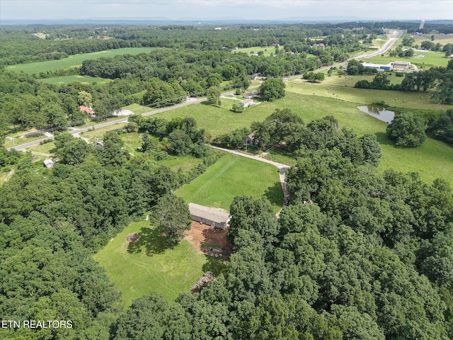 90 Byers Ln, Crossville, TN 38571 - aerial overview of property's location with rural landscape
