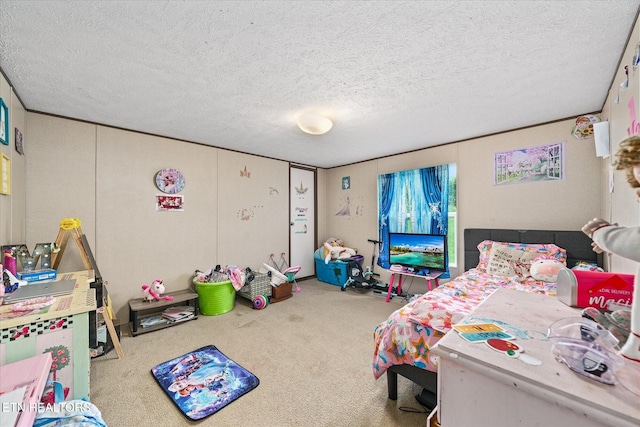 90 Byers Ln, Crossville, TN 38571 - bedroom with carpet and a textured ceiling