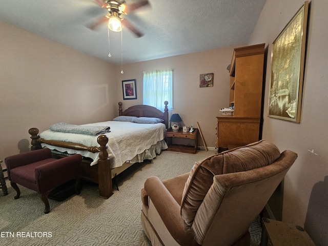 1106 Smyth Chapel Rd, Pennington Gap, VA 24277 - bedroom with light colored carpet and ceiling fan