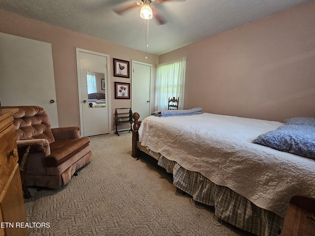 1106 Smyth Chapel Rd, Pennington Gap, VA 24277 - bedroom featuring light colored carpet and ceiling fan