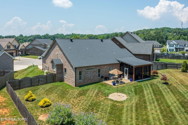 12504 Tangle Crest Ln, Knoxville, TN 37932 - aerial perspective of suburban area