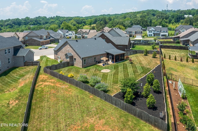 12504 Tangle Crest Ln, Knoxville, TN 37932 - aerial view of residential area