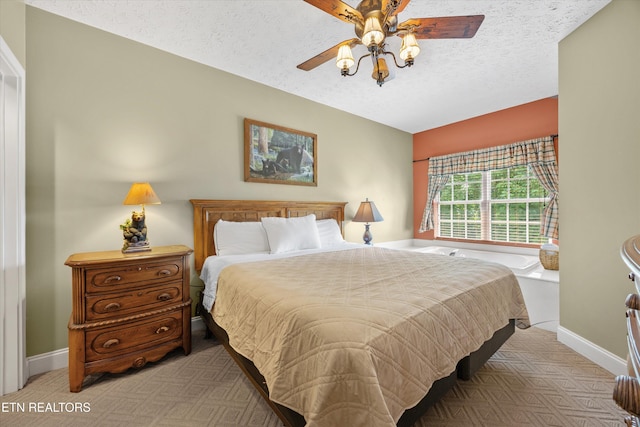 818 Golf View Blvd Unit 1502, Pigeon Forge, TN 37863 - bedroom featuring a textured ceiling and ceiling fan