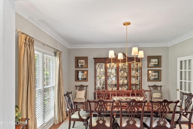 11424 Gates Mill Dr, Knoxville, TN 37934 - dining room with ornamental molding