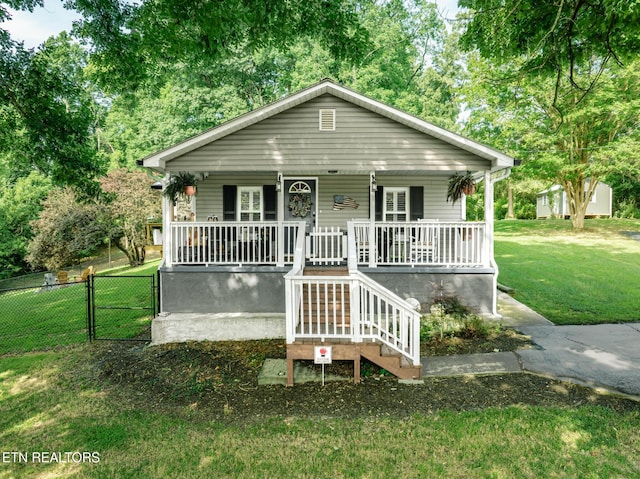 4139 Browder Hollow Rd, Lenoir City, TN 37771 - bungalow-style house featuring covered porch and stairs