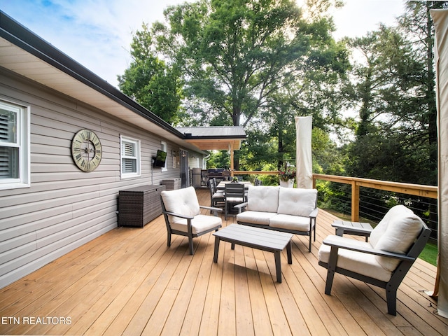 4139 Browder Hollow Rd, Lenoir City, TN 37771 - deck with an outdoor living space