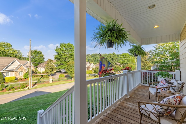 505 Bugaboo Springs Rd, Jonesborough, TN 37659 - deck with a yard and a residential view
