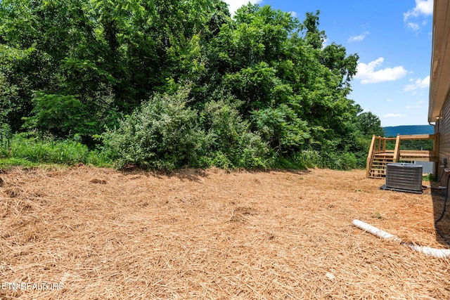 308 Cowan Ln, Lafollette, TN 37766 - view of yard with stairs and a deck