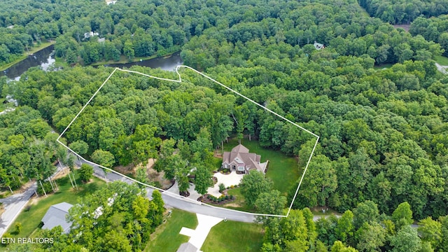 265 Falling Leaf Rd, Jamestown, TN 38556 - aerial overview of property's location with property parcel outlined
