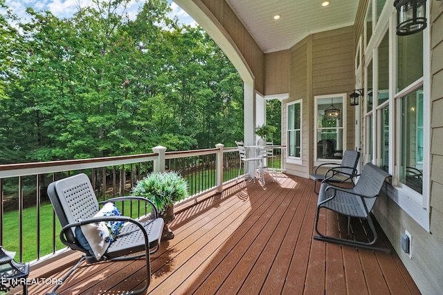 265 Falling Leaf Rd, Jamestown, TN 38556 - view of wooden deck