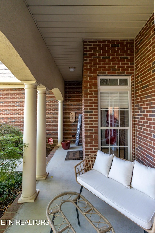 1155 Evelyn Mae Way, Knoxville, TN 37923 - porch featuring an outdoor living space