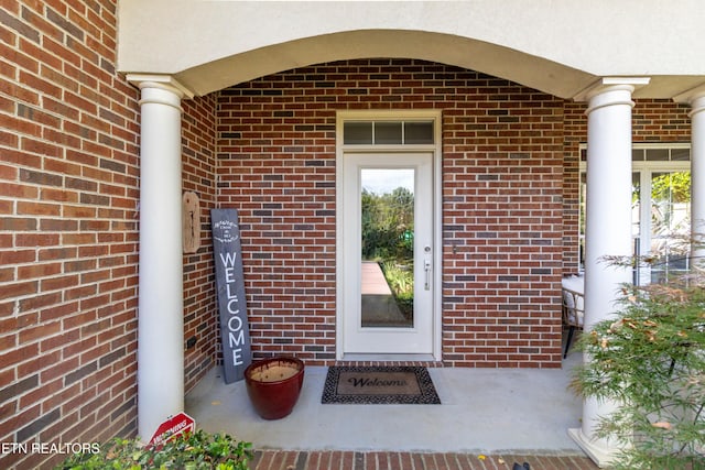 1155 Evelyn Mae Way, Knoxville, TN 37923 - property entrance with brick siding