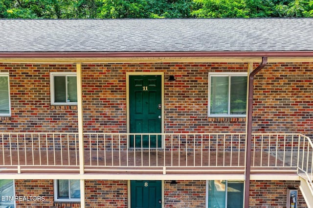 2810 Daybreak Way, Strawberry Plains, TN 37871 - property entrance featuring a shingled roof and brick siding